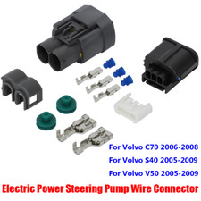For Volvo C70 S40 V50 2005-09 Electric Power Steering Pump Wire Connector Type 1