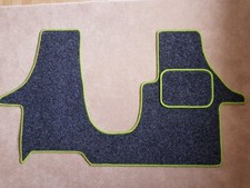 Cab Mat: Fits Volkswagen VW Transporter T5 / T5.1 / T6 w/ Kira Vans Swivel Seats
