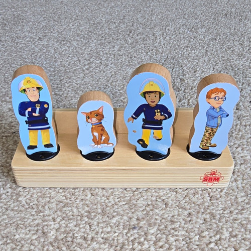 Fireman sam wooden character - fireman,