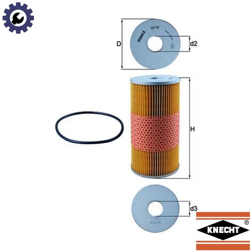 Oil filter 55d for - ox,
