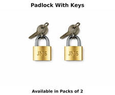 30mm Brass Mini Padlock 2PCS