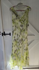 Minuet ladies summer dress size 14 greens