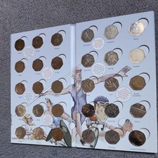 50p 2012 London Olympics The Great British Coin Hunt FULL SET + MEDALLION