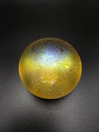 Heron glass small gold - glass.,