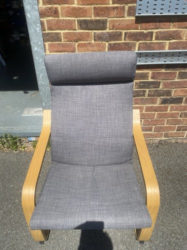 Ikea poang chair grey - in,