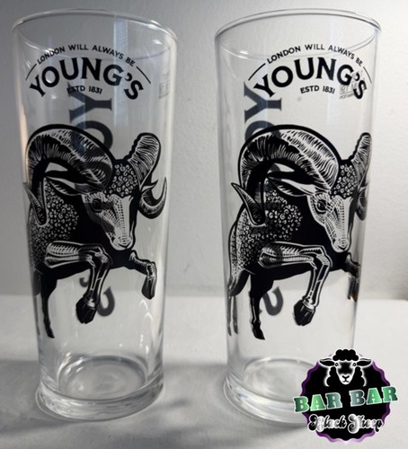Pair new youngs - beer, pint