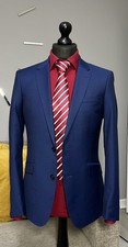 NEXT Tailoring Tailored Fit 2 Piece Gorgeous Blue Men’s Suit. C-40”S, W-34”/29”