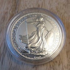 2020 Britannia Silver 1oz Coin Queen Elizabeth II .999 Pure