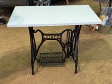 Jones Vintage Cast Iron Treadle Sewing Machine Base Non-Singer Table Project