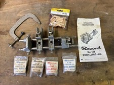 Record 148 Dowelling Jig Complete Set With Original Instructions. FREE POSTAGE.