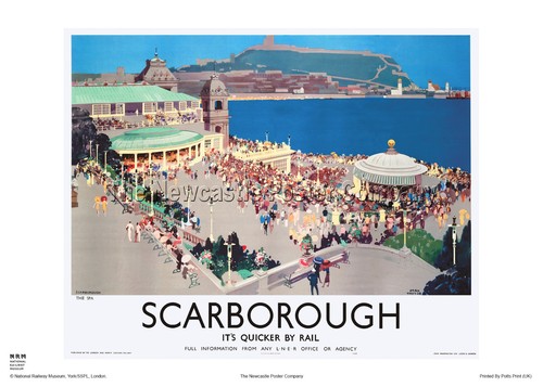 Scarborough yorkshire poster - yorkshire,