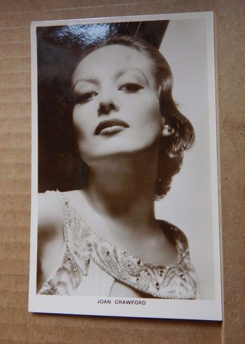 Vintage film star postcard - film,