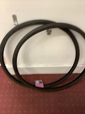 Pair 27 x 1 1/4 Halfords Black  Wall Tyres Road Racing Traditional Bike