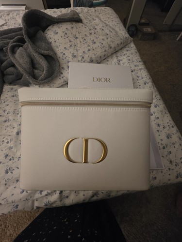 Dior beauty white vanity bag - dior,