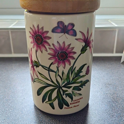 Portmeirion ceramic canister - portmeirion,