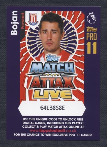 Match attax 2016 2017 bojan - 2016/2017,