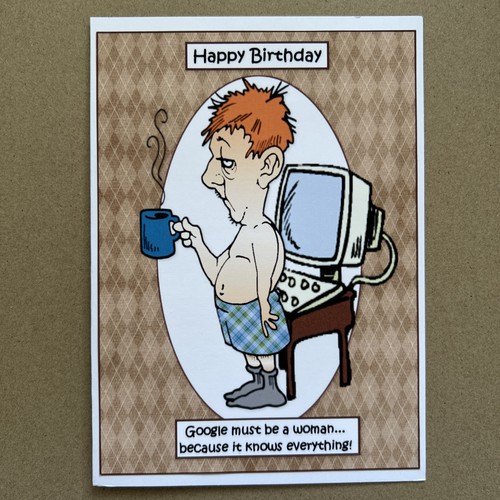 Handmade funny male birthday - handmade,