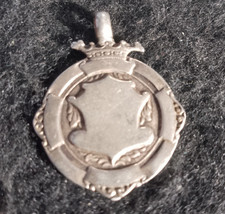 Silver Fob Medal ww2 October 1943 FIREGUARD competition civil defence Home Front