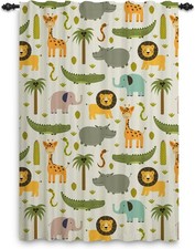 Safari Curtains for Nursery