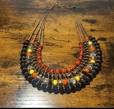 Egyptian Style Beaded Necklace