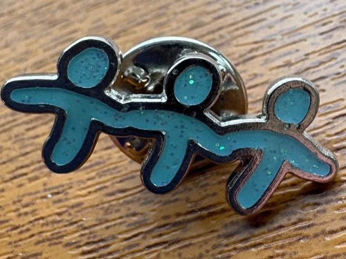Abstract figure enamel - figure, pin