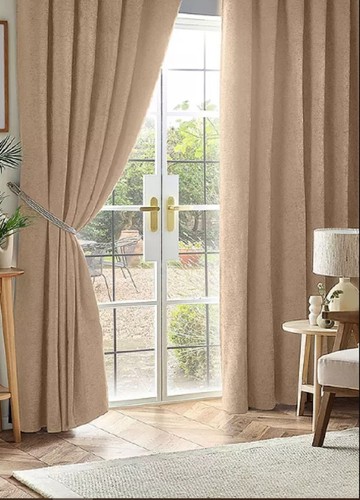 Pair curtains chenille - pair,