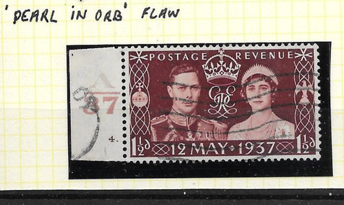 1937 george d coronation - 1½d,