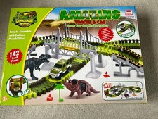 Dinosaur World Tracks and Car, age 3+, ex cond
