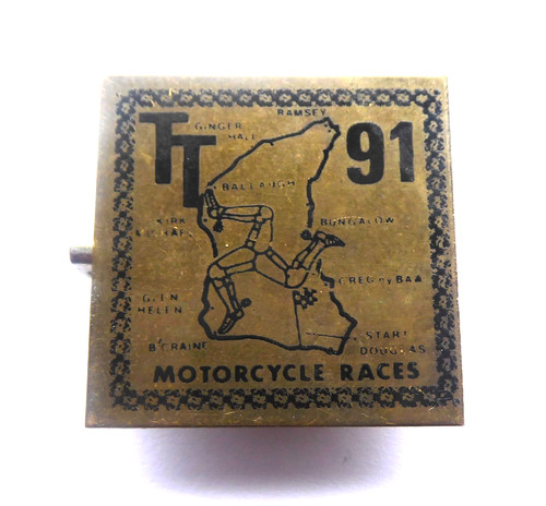 1991 isle man badge - 1991,