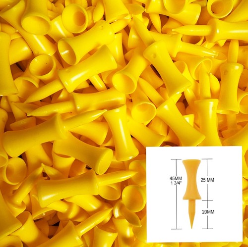 Yellow golf tees castle - tees,