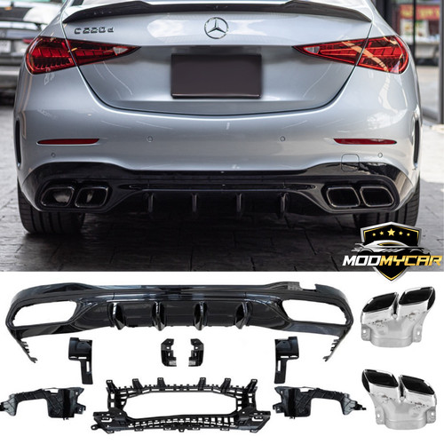 Mercedes w206 rear diffuser - mercedes,