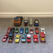 Job Lot Of 19 Corgi Matchbox Hot Wheels And Others Toy Cars Bundle C1