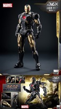 threezero DLX Iron Man Mark 7 (Black X Gold) The Infinity Saga Die Cast Figure