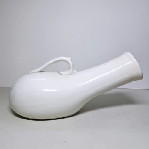 Antique white ceramic hospital - white,