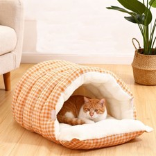 Pet Cat Bed Cozy Winter Cat