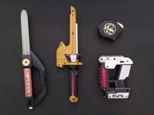 Collection of Vintage Power Rangers Weapons and Accessories Bundle BANDI