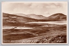 Glencoe Road and Loch Tulla, Moor of Rannoch (Valentine's printed topographical)