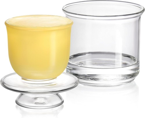 Butter crock elegant - elegant, crystal