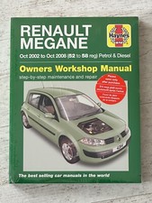 NEW - Haynes Manual 4284 - Renault Megane, 2002 to 2008, petrol & diesel