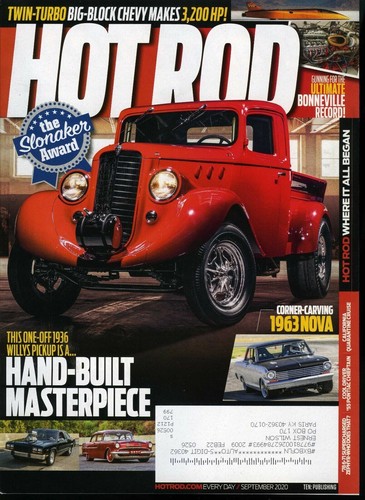 Hot rod magazine september - hot,