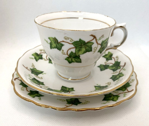 Colclough green ivy leaf - colclough,