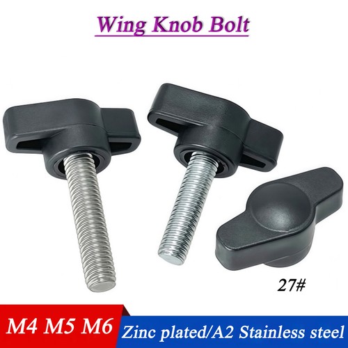 Male wing knob - male, m6