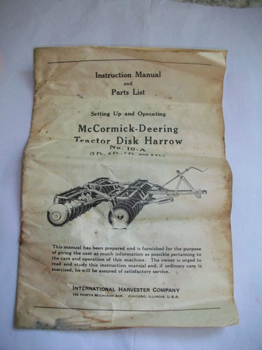 Mccormick deering tractor - ih,