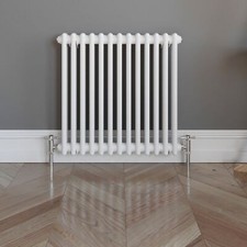 Traditional Radiator Horizontal Vertical Column Rad Central Heating White