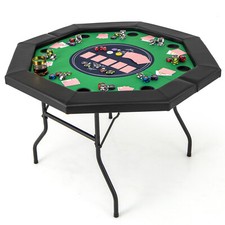 130cm Foldable Poker Table for
