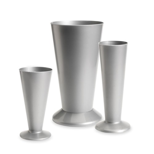 Plastic silver vase from - vase,