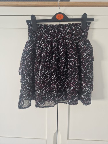 Girls black tiered rara - girls,