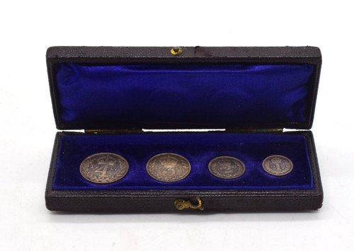 1917 maundy coin set - 1917,
