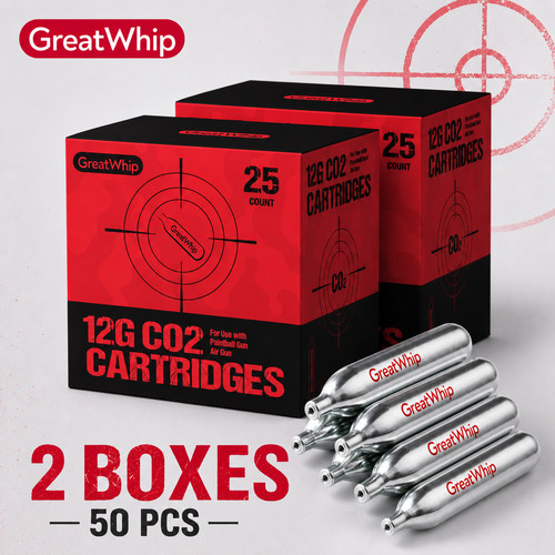 Greatwhip 12g co2 - cartridges, x