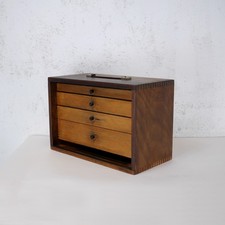 Vintage Engineers Toolmaker Cabinet Tool Box 4 Drawers #102988